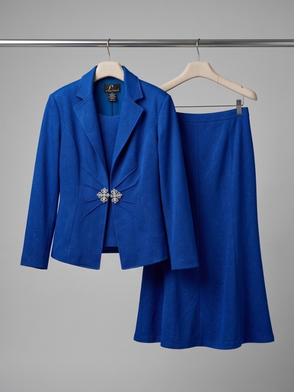 Shimmering Royal Blue Knit